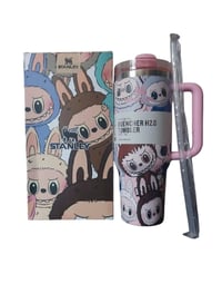 Image 2 of Labubu X Stanley™️ Limited Edition 40 Oz. Tumbler | Pink