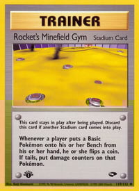 Rocket's Minefield Gym - Gym Challenge - 1st Editon - Near Mint
