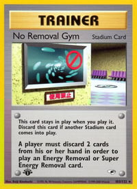No Removal Gym - Gym Heroes - 1st Edition - Near Mint