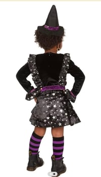 Image 2 of Toddler Girls Witch Costume