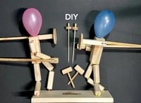Image 1 of Gen 1 Block’em Pop’em Puppets 2.0 Interchangeable weapons DIY kit