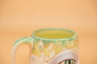 Image 2 of Eye Mug - Yellow/Green