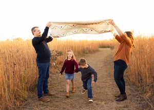 Image of Fall Family Mini Session at Brenton Arboretum