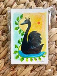 Image 1 of Black Swan Red Sun