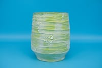 Image 2 of Crusty Ripple Vase - Green