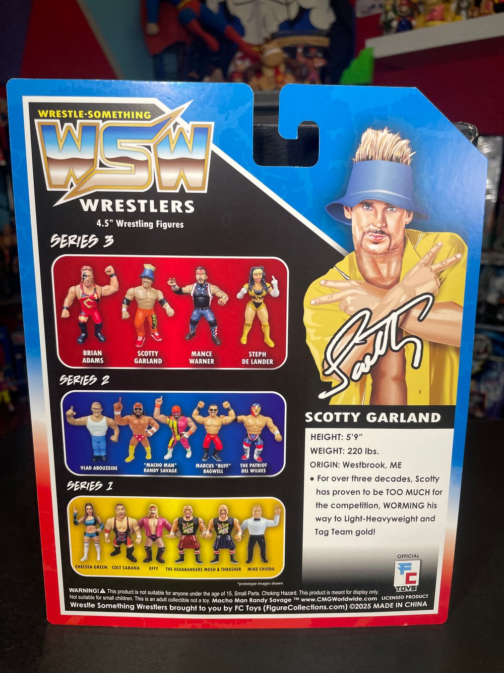 **SHIPS 8/11/2025** variant SCOTTY GARLAND WRESTLE-SOMETHING WRESTLERS SERIES 3.5 BY FC TOYS
