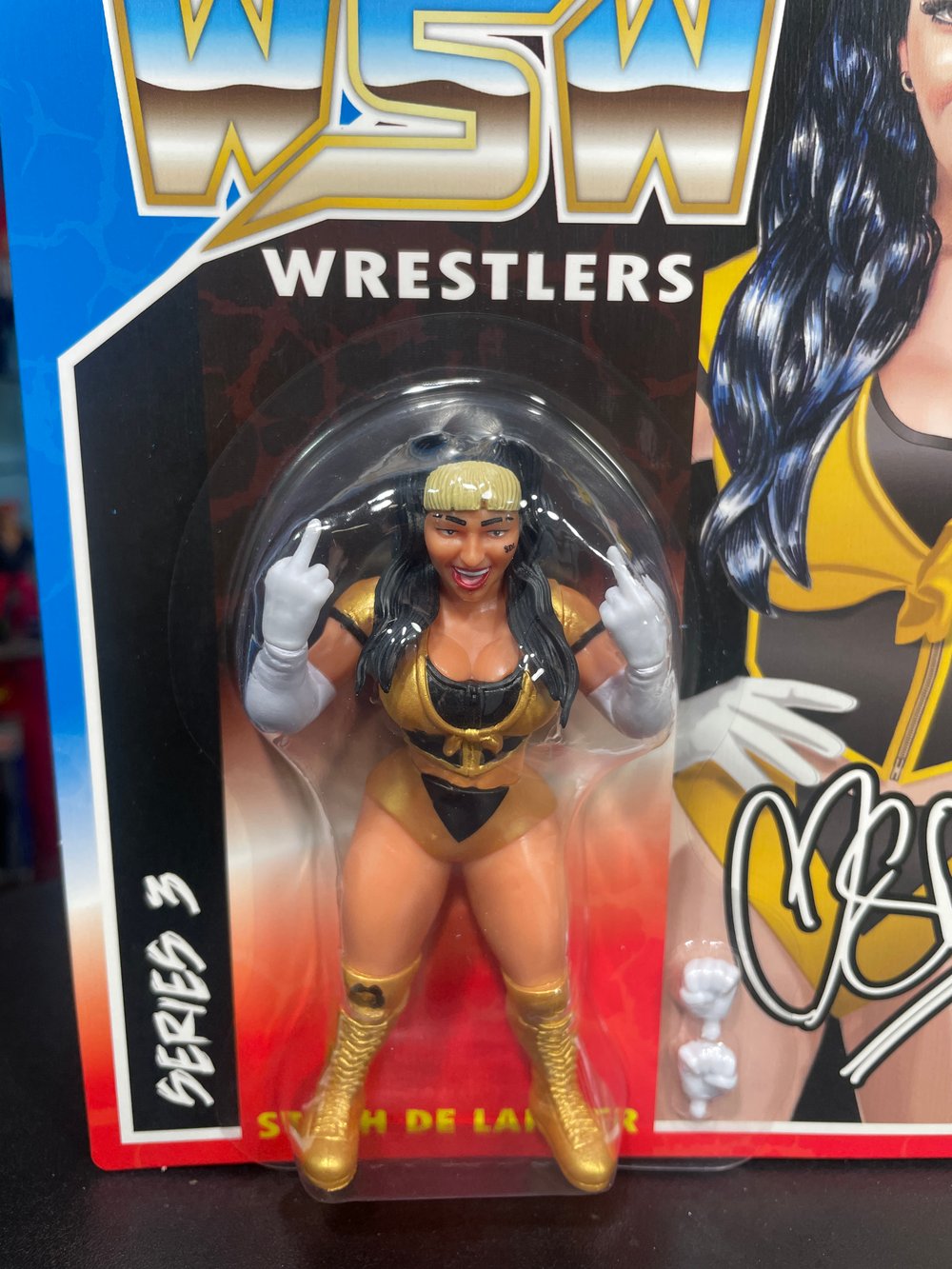 **SHIPS 8/11/2025** variant STEPH DE LANDER WRESTLE-SOMETHING WRESTLERS SERIES 3.5 BY FC TOYS