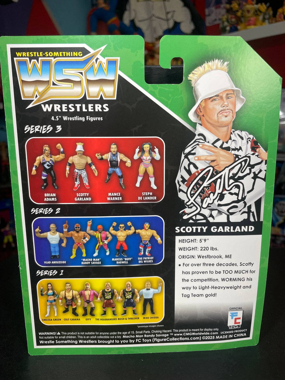 **IN STOCK** SCOTTY GARLAND WRESTLE-SOMETHING WRESTLERS SERIES 3 BY FC TOYS