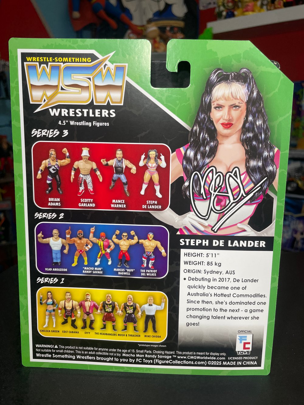 **JUST LANDED* STEPH DE LANDER WRESTLE-SOMETHING WRESTLERS SERIES 3 BY FC TOYS