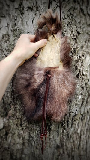 Image of Black Wolf Paw Bag