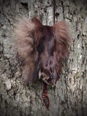 Image of Black Wolf Paw Bag