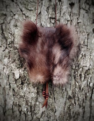 Image of Black Wolf Paw Bag