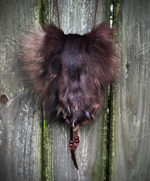 Image of Black Wolf Paw Bag