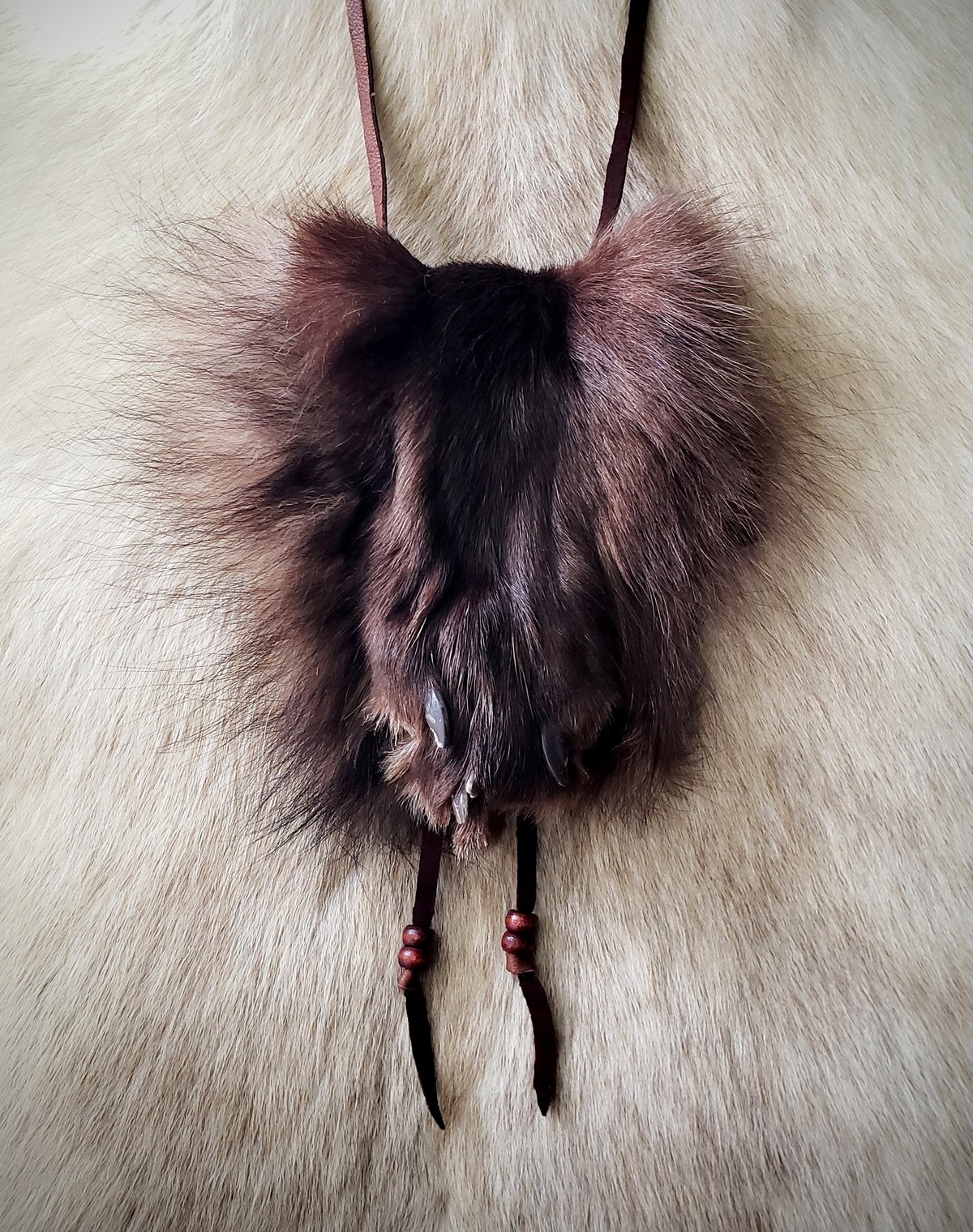 Image of Black Wolf Paw Bag