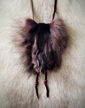 Image of Black Wolf Paw Bag