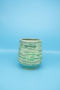 Image 1 of Ripple Drip Vase - Green