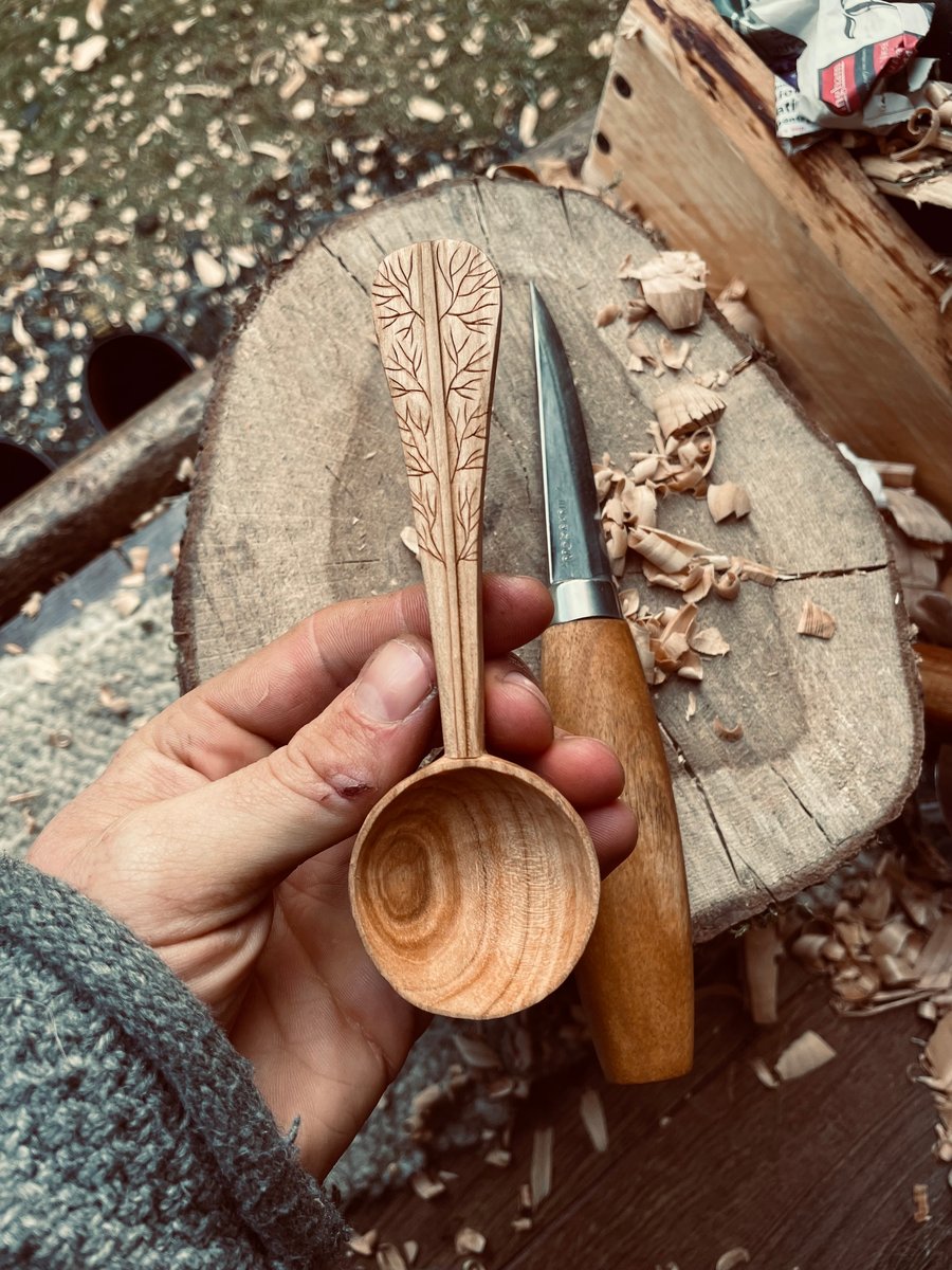 Coffee Scoop The Woodland Carver