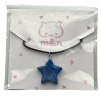 blue submarine necklace ⋆˚꩜｡