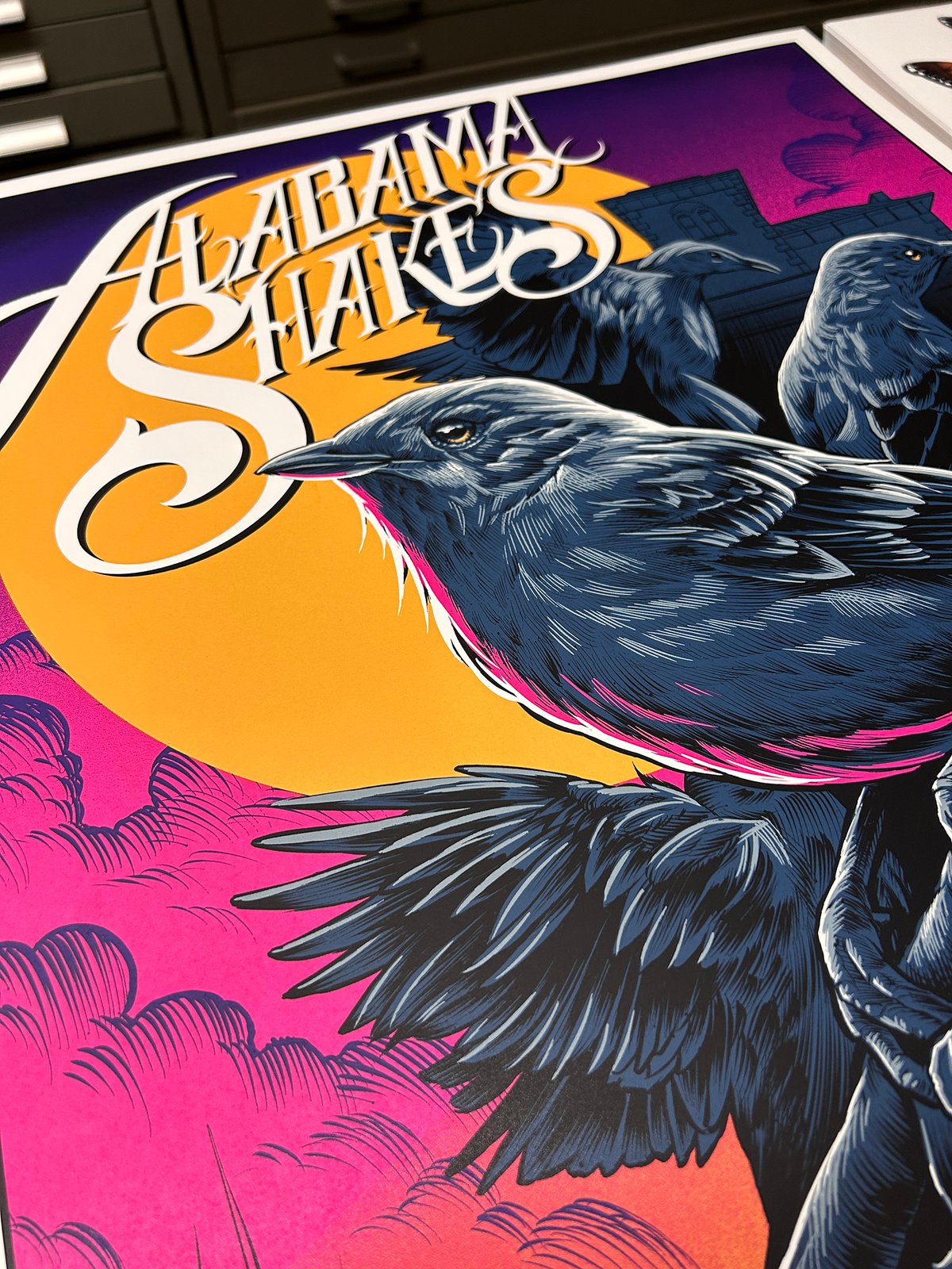 F4D Studios — Alabama Shakes Bentonville & Birmingham Posters