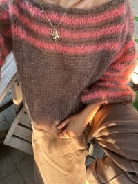 Image 1 of brown + coral