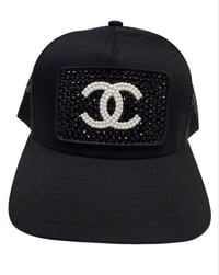 Image 4 of RHINESTONE PATCH TRUCKER HAT 