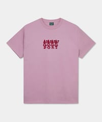 Image 1 of PASS~PORT_4 FLOWERS TEE (ORGANIC COTTON) :::DUSTY PINK:::