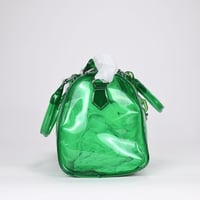 Image 6 of Like Dreams Iced Out Hologram Clear Satchel Crossbody Bag, Green