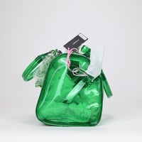 Image 7 of Like Dreams Iced Out Hologram Clear Satchel Crossbody Bag, Green