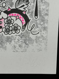 Image 2 of STRAWBERRY BURN OUT RISO PRINT