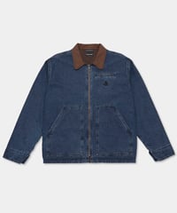 Image 1 of PASS~PORT_PACKERS JACKET (RECYCLED DENIM) :::INDIGO:::