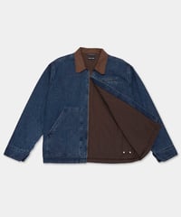 Image 2 of PASS~PORT_PACKERS JACKET (RECYCLED DENIM) :::INDIGO:::