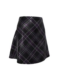 Image 4 of Gothic Glitter -  Plaid A Line Skirt