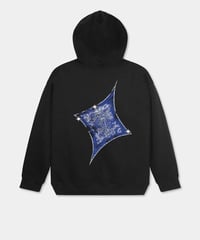 Image 2 of PASS~PORT_GLINT ZIP HOODIE :::BLACK:::