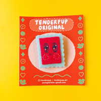 Image 2 of Sparkle Blush Stamp Brooch