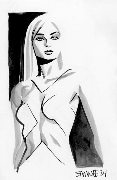 Image of White Queen Doodle