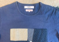 Image 2 of FDMTL fundamental agreement luxury Kapital sashiko patchwork tee, size 2 (M)