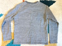 Image 5 of Japan Blue jeans Momotaro inlay gray sweater shirt, size M