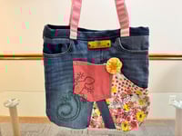 Pink and Yellow Rhinestone Purse