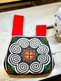 Image 2 of Hmong pattern knot bag