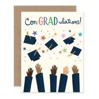 Graduation Hats Notecard