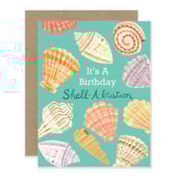 Birthday Seashells Notecard
