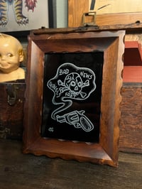Bad news travels fast engraving 