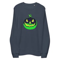 Image 18 of Sweatshirt (Adult M/F) - Jack O Lantern Vintage Green-Black