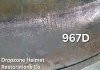 Image 15 of WWII M2 101st Airborne Helmet 502nd PIR NCO D-bale Front Seam & Paratrooper liner. 1st Aid Kit.