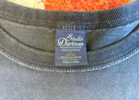 Image 3 of Studio d’Artisan indigo dyed “Japan” t-shirt, size L (fits M)