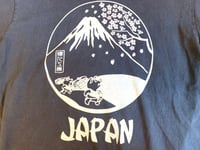 Image 4 of Studio d’Artisan indigo dyed “Japan” t-shirt, size L (fits M)