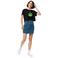 Image 4 of Crop top - Jack O Lantern Vintage Green-Black