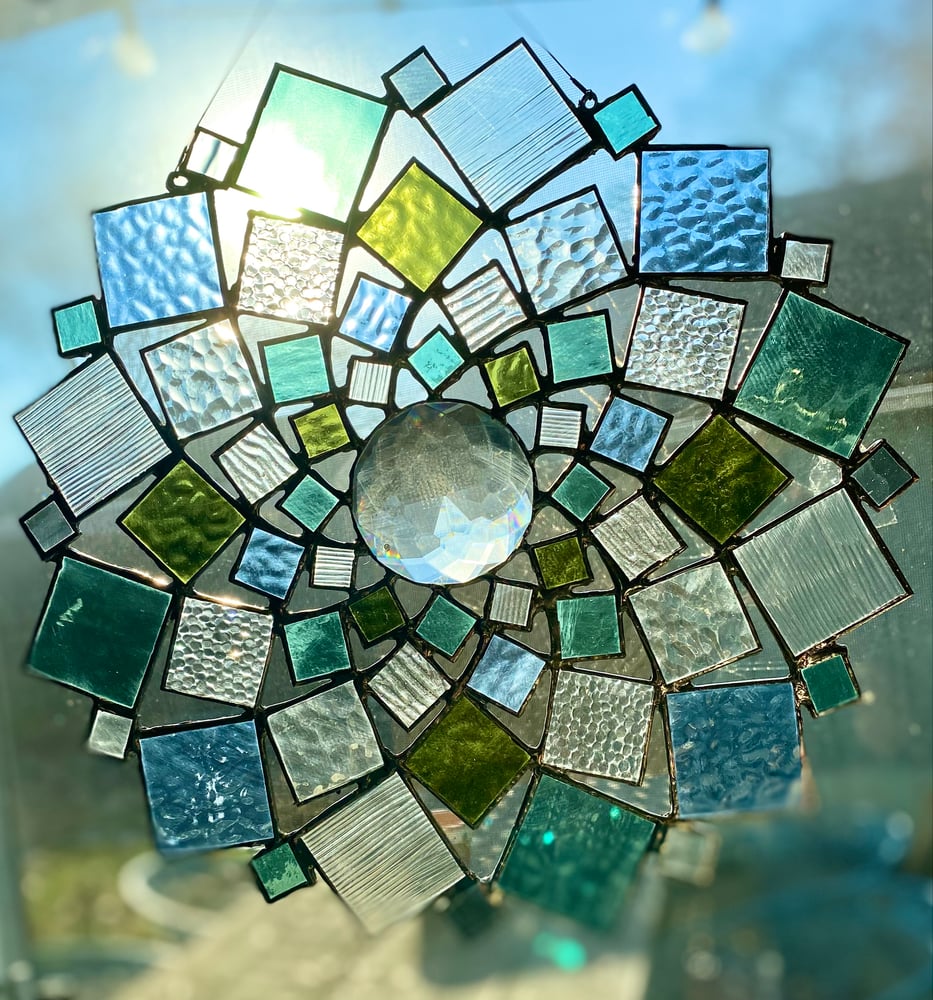 Image of Stained glass mandalas
