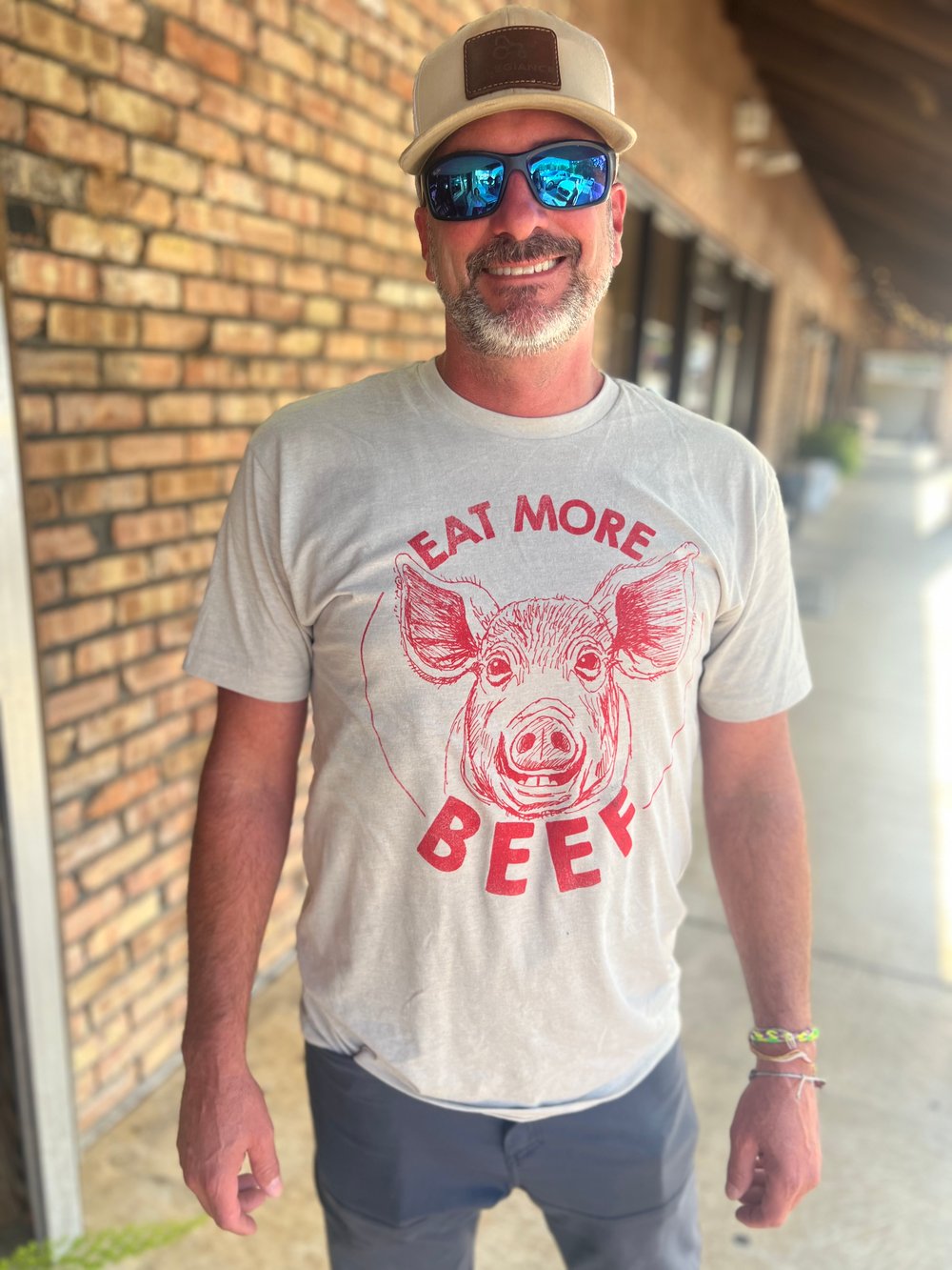 Image of Adult Eat More Beef Tee