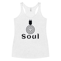 Image 1 of Soul women's racerback tank - available in black, purple, red, turquoise & white
